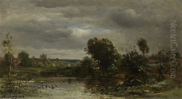Canards Sur Le Lac - view 1