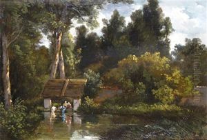 Washer-women On The River