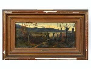 Untitled, Forrest Landscape by Charles-Francois Daubigny