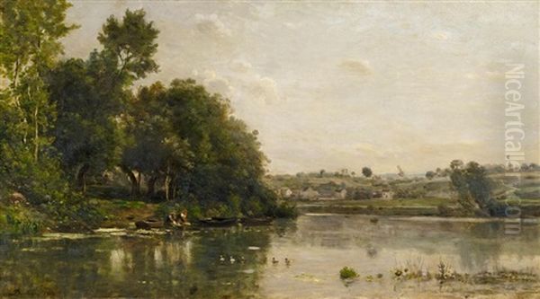 An Den Ufern Der Oise (au Bord De L'oise) - view 1
