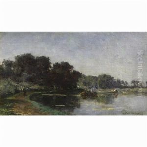 A Towpath Beside A River