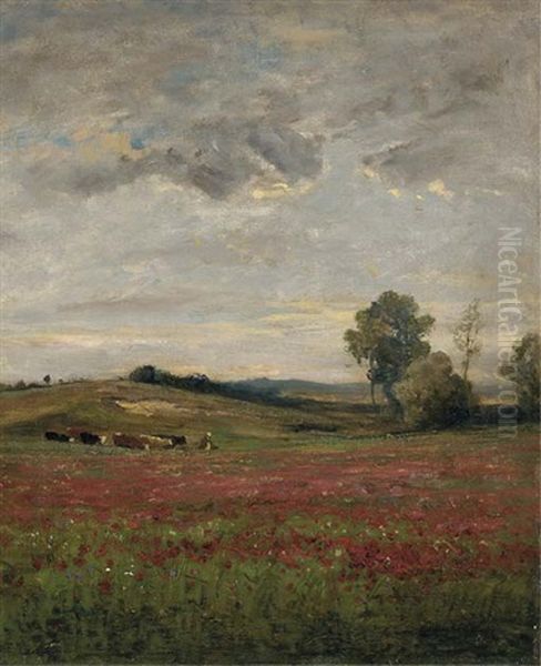 Champs De Coquelicots, Vaux - view 1