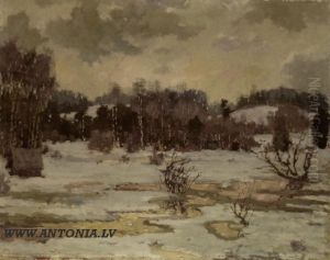 When Snow Is Broken by Jekabs Apinis