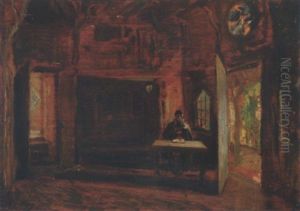 Interieur De Ferme Ou Portrait De Ravier (?) Interieur De Ferme Ou Portrait De Ravier (?)