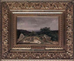 Vicinity Of Fontainbleau by Charles-Francois Daubigny