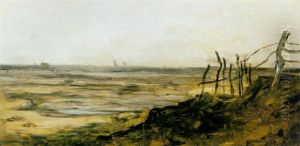 A View Of A Landscape by Charles-Francois Daubigny