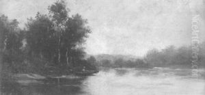 River View by Charles-Francois Daubigny