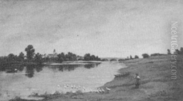 Evening On The Oise - view 1