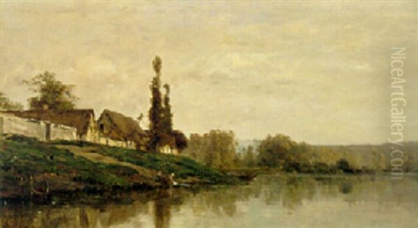 A Village On The Seine - view 1