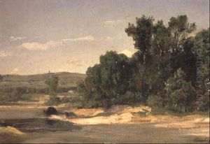 Bord De L'oise by Charles-Francois Daubigny
