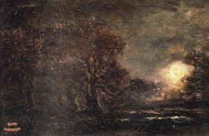 Clair De Lune by Charles-Francois Daubigny