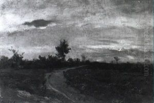 Paysage Pres D'auvers by Charles-Francois Daubigny