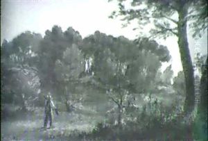 Chasse Aux Cailles, Jagare I Skogslandskap