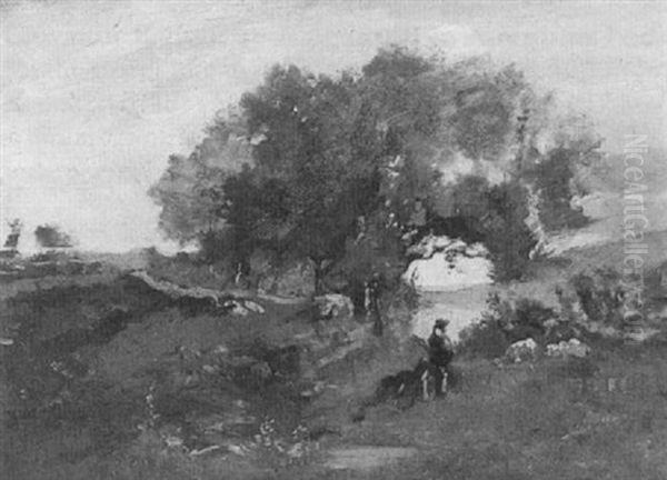 A Shepherd In A Landscape - view 1