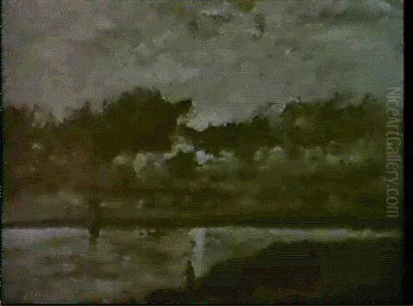 Pecheurs A L'embouchure De La Tamise - view 1