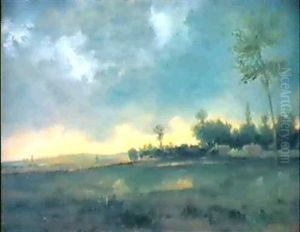 Vor Dem Gewitter by Charles-Francois Daubigny
