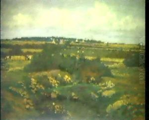 Weidelandschaft In Der Normandie