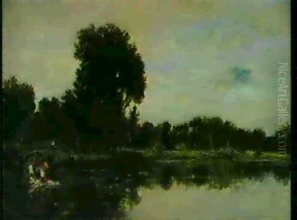 Lavandieres Au Bord De L'oise - view 1