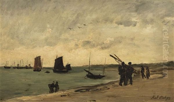 Pecheurs En Bord De Rivage - view 1