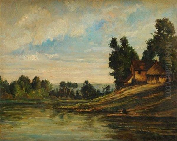 Lavandiere En Bord De Riviere - view 1