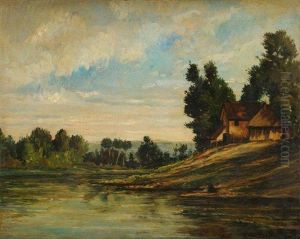 Lavandiere En Bord De Riviere
