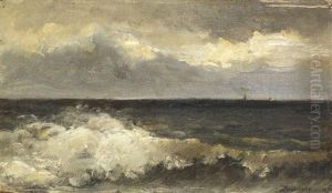 Cote Bretonne by Karl Pierre Daubigny