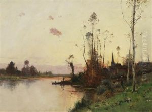 Abendstimmung An Der Oise