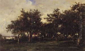 Peasants' Repast by Karl Pierre Daubigny