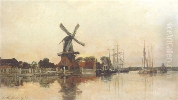 Moulin Au Soleil Couchant - view 1