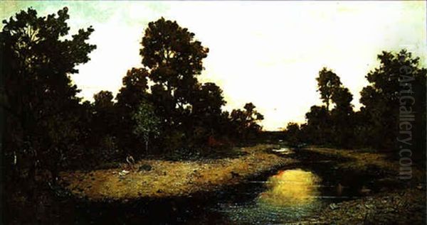 Pecheurs Au Bord De L'oise - view 1