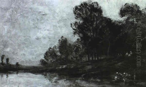 Lavandieres Au Bord De L'oise - view 1