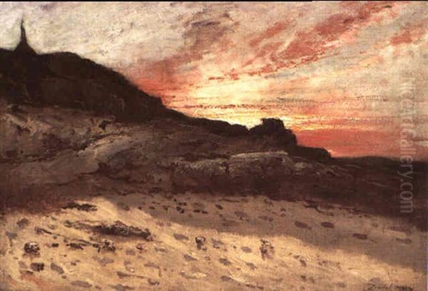 Bord De Mer Au Coucher Du Soleil - view 1