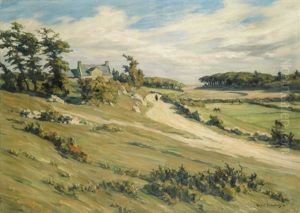 Paysage by Andre Eugene Dauchez