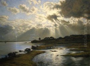 Coastal Landscape by Andre Eugene Dauchez