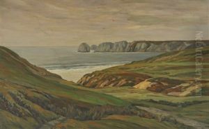 Paysage En Bord De Mer by Andre Eugene Dauchez