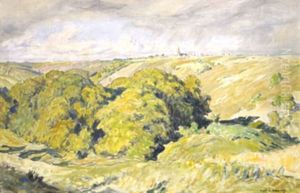 Belle Ile Vue De Bangor by Andre Eugene Dauchez