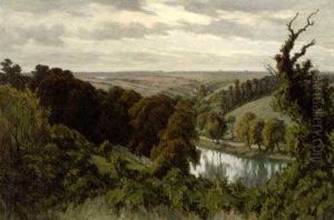 A River Through Wooded Pasture