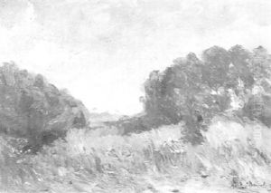 Le Champ De Ble by Andre Eugene Dauchez