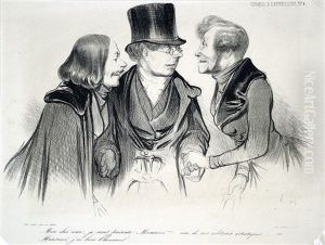 Chemin Creux En Bretagne by Honore Daumier