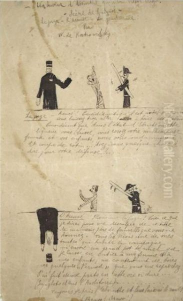 Un Buveur D'absinthe Qui A Lu Victor Hugo - view 1