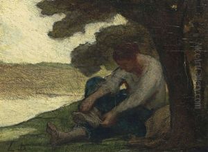 Apres Le Bain by Honore Daumier