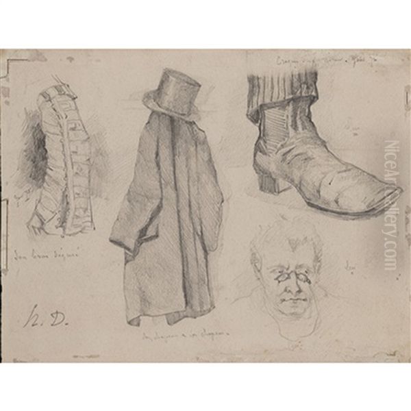 Etudes : Habits, Autoportrait - view 1