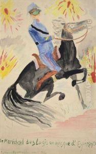 Le Marechal Des Logis Au Masque D'esperance by Guillaume Apollinaire