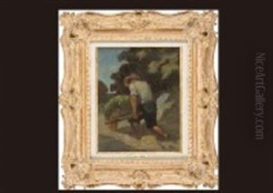 La Brouette by Honore Daumier