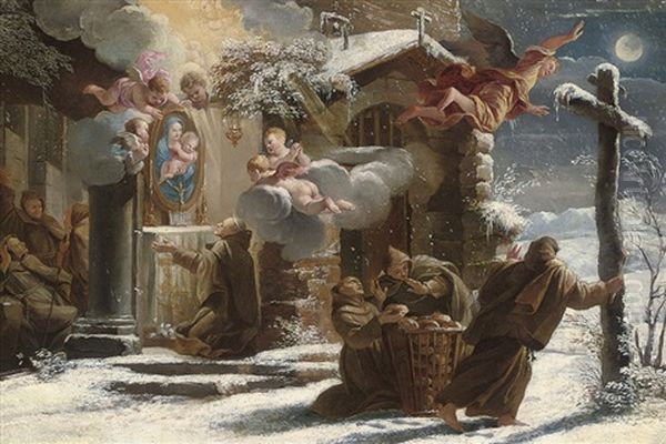 The Vision Of A Franciscan Saint - view 1