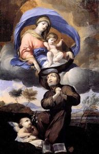La Vierge Donnant Le Scapulaire A Saint Francois
