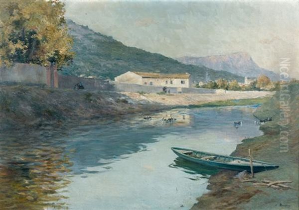 Paysage Fluvial Du Midi De La France - view 1