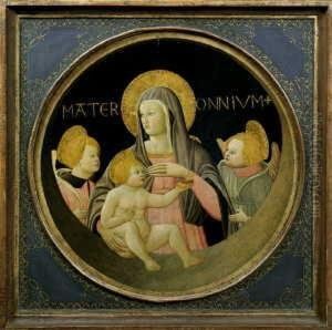 Mater Omnium. Madonna Mit Kind Und Engeln. by Apollonio di Giovanni