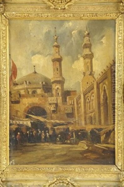 Un Souk Pres De La Mosquee Al Hassan - view 1