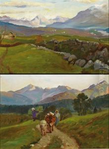 Homeward (+ Panorma With Girl; 2 Works)